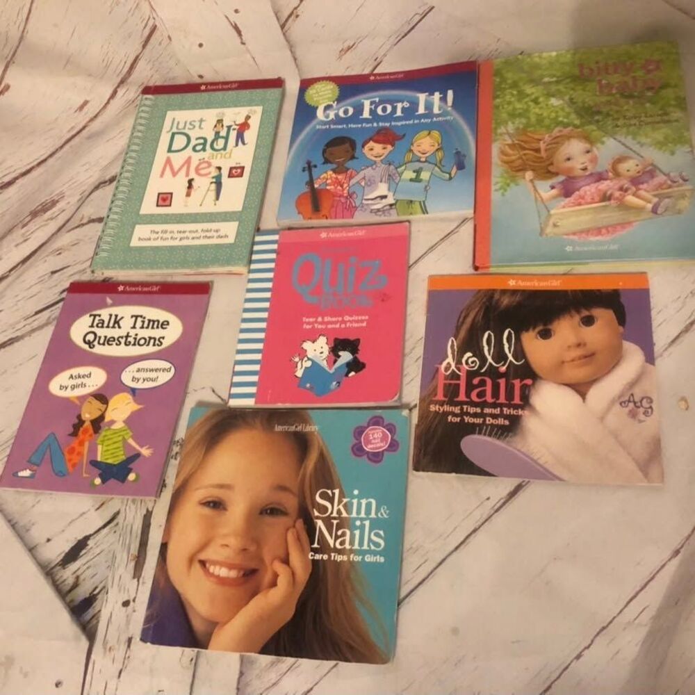 American girl doll book lot of 7